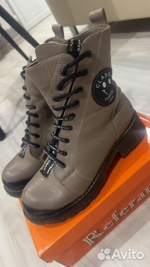 Ботинки женские кожаные