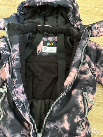 Зимний комбинезон для девочки 98