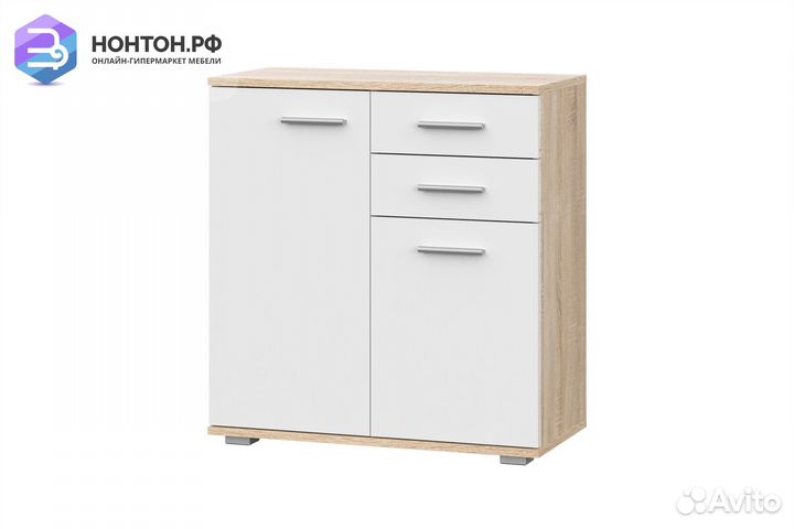 Комод Fun кд-2 дуб сонома / белый