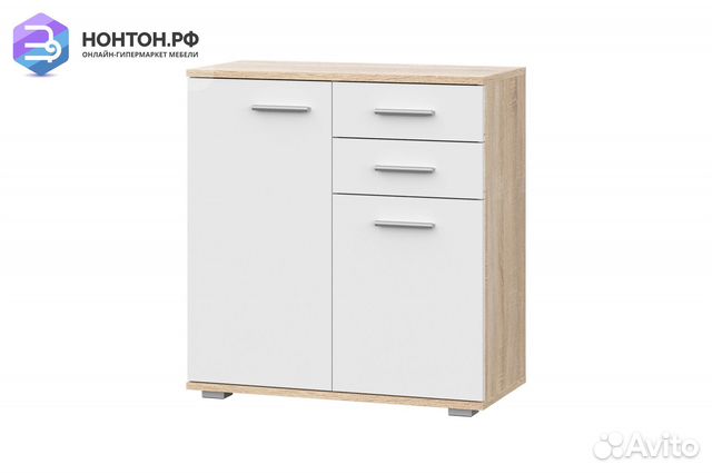 Комод Fun кд-2 дуб сонома / белый