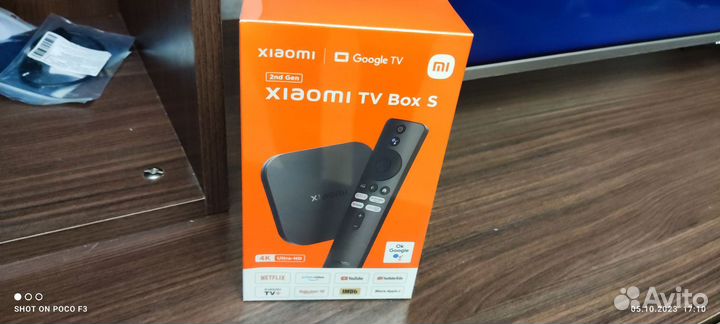 Смарт тв приставка Xiaomi mi box s 2nd gen. Новая