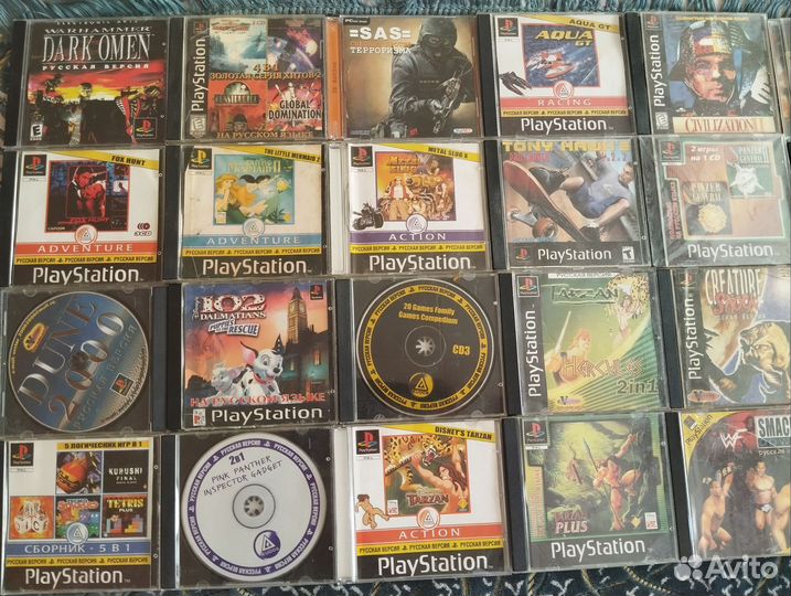 Игры для Sony playstation 1