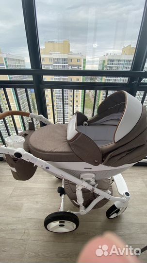 Коляска 2 в 1 Adamex Monte Carbon