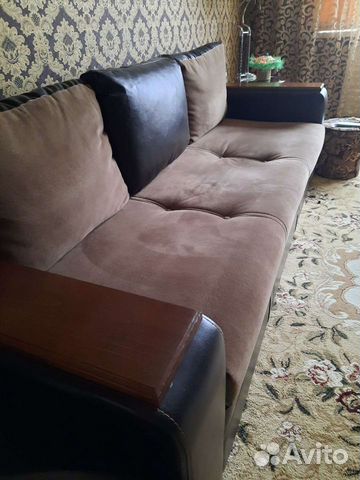 Кожаный диван новый
