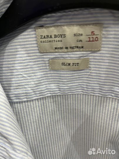Рубашка zara на мальчика 104-110