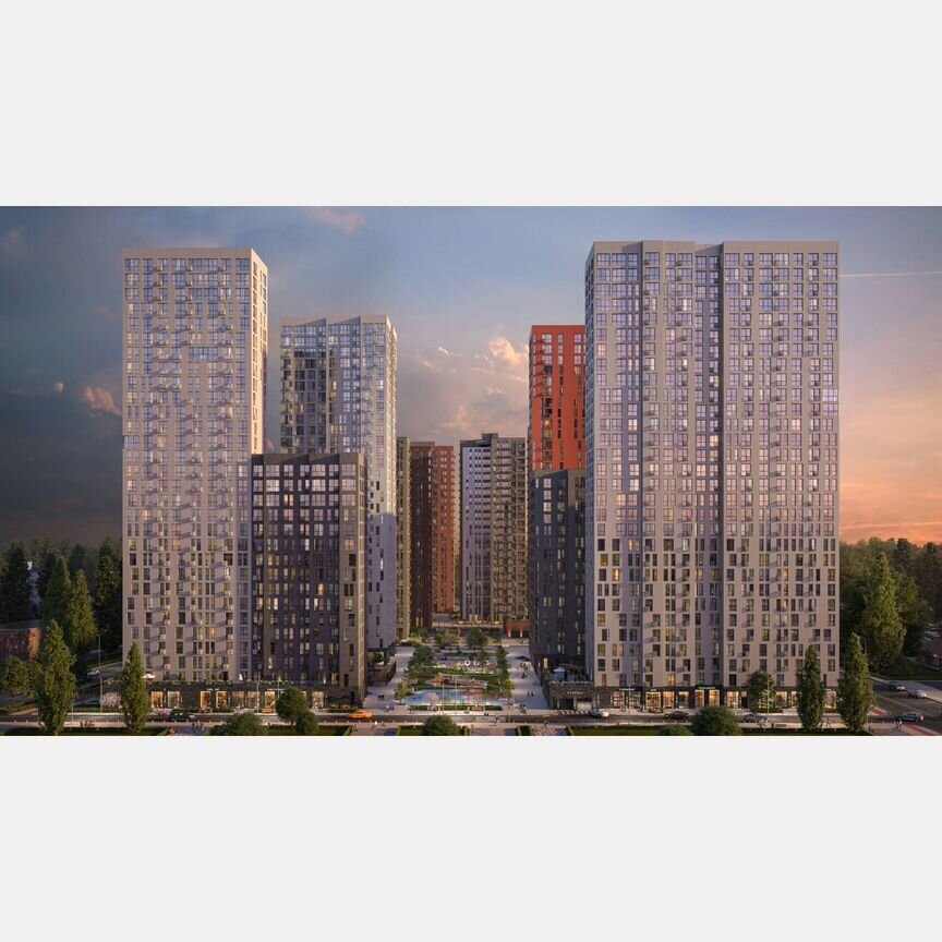 2-к. квартира, 43,5 м², 11/30 эт.