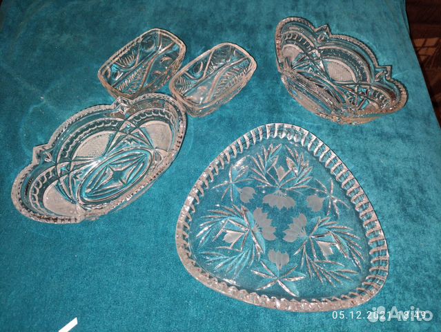 Салатник хрустальный