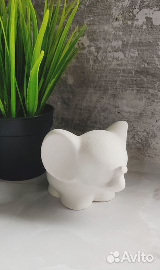 Статуэтка слон из гипса