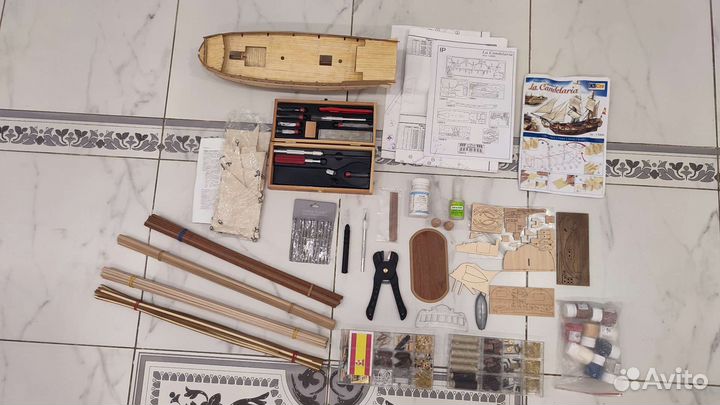 Модель корабля La Candelaria масштаб 1:85