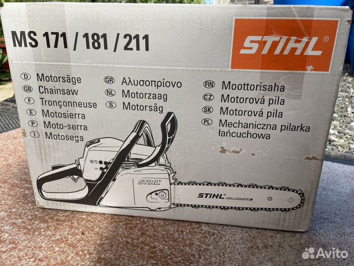 Бензопила Stihl MS 211 с шиной 16
