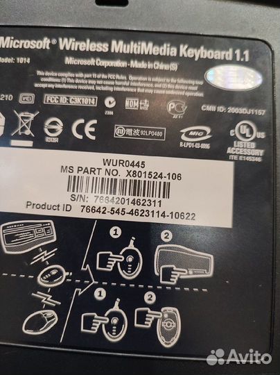 Bluetooth клавиатура и мышка microsoft