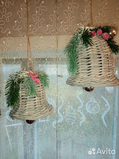 Плетеные колокольчики и сани