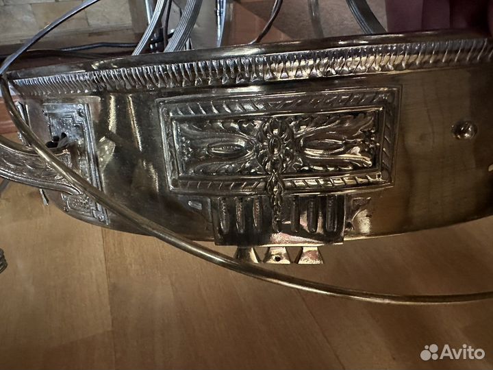 Старинная редкая люстра, под реставрацию