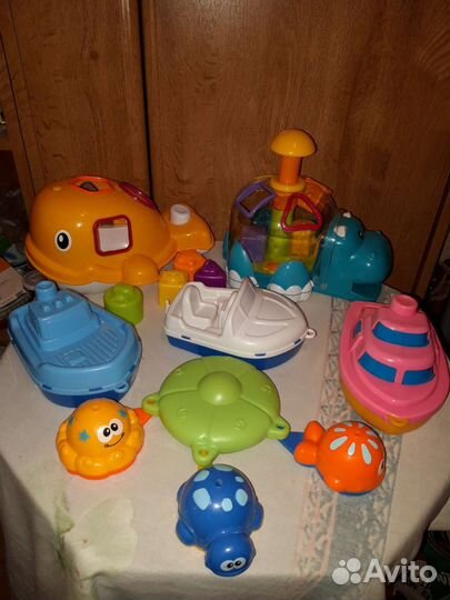 Сортеры, юла, лодочки