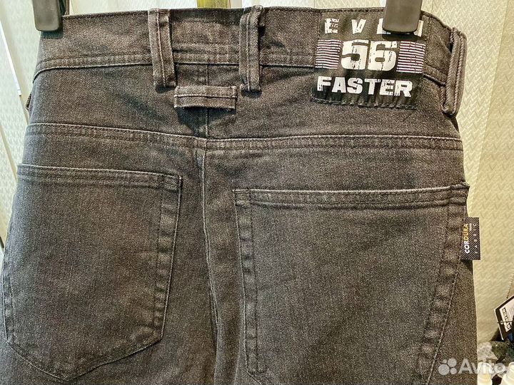 Мото джинсы Starks черные 3ATex размеры