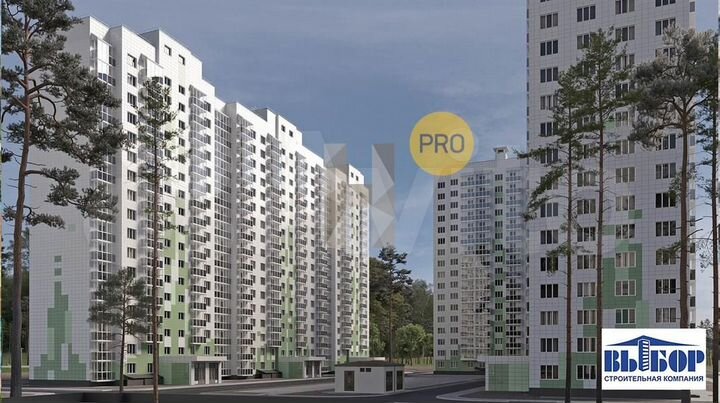 Квартира-студия, 28,7 м², 12/17 эт.