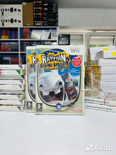 Nintendo Wii Rayman Raving Rabbids 2 Новый