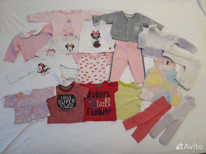 Детские вещи пакетом, р.62/68