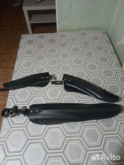 Крыло для велосипеда и подножка