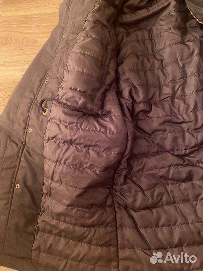 Куртка парка военная черная