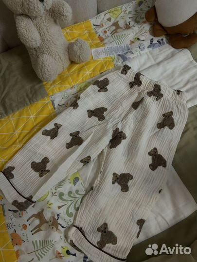 Муслиновая пижама 74 размер