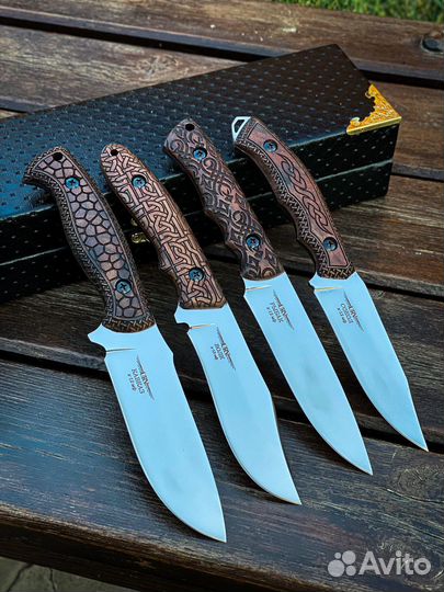 Нож охотничий из стали х12мф