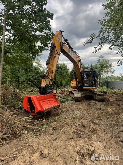Аренда мульчера на базе экскаватора