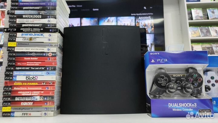 Sony PS3 Slim прошита + игры