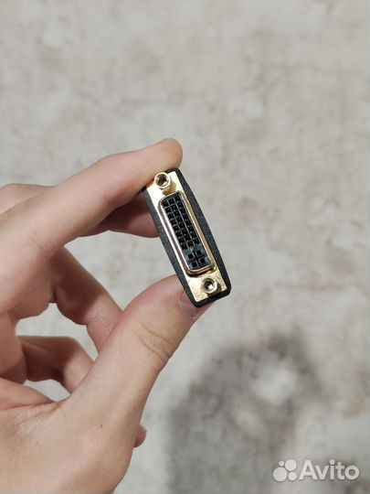 Переходник DVI-D–hdmi (розетка–вилка)