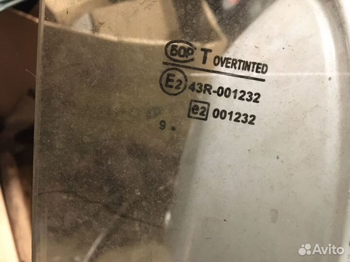 Стекло переднее правое ваз 2109, 2114