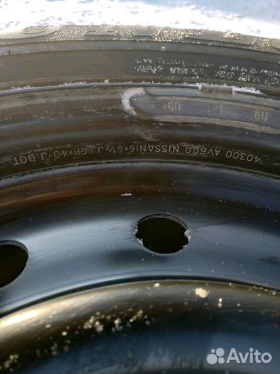 Запаска Ниссан радиус 16