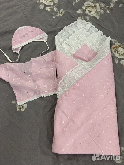 Конверт на выписку летний для девочки