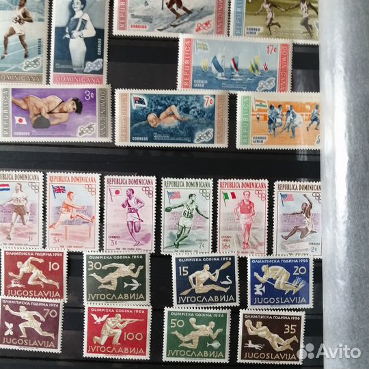 Коллекция марок ои 1956 15 серий Чистые