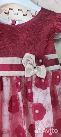 Красивое платье для маленькой принцессы 86 размер