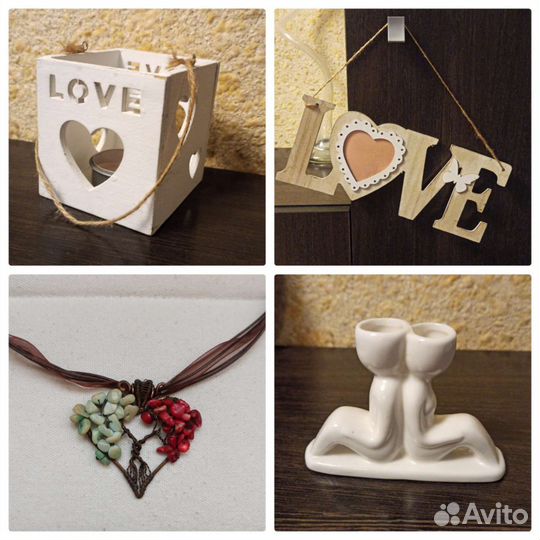 Декор интерьер в форме сердца романтический