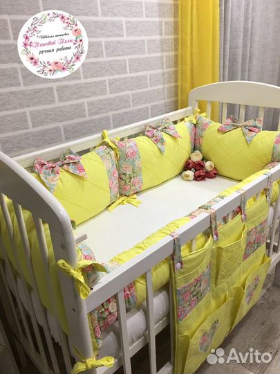 Бортики в детскую кроватку