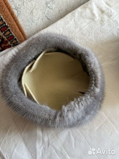 Шапка норковая 2 штуки
