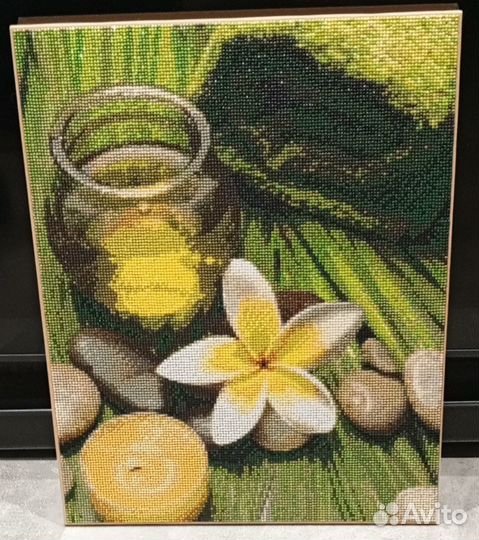 Алмазная мозаика в сборе картина на подрамнике