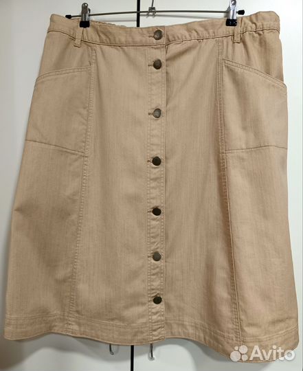 Юбка джинсовая большой размер