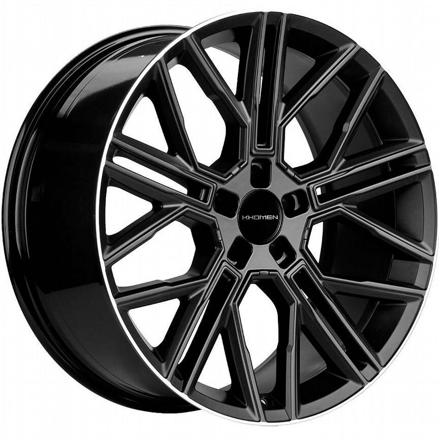 Диски Khomen KHW2101 9.5x21 5x120 ET49 D72.6 Black matt MR