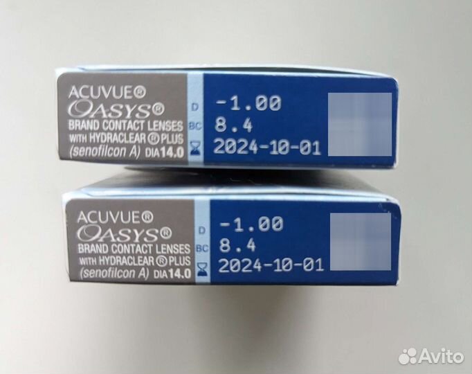 Acuvue oasys hydraclear plus 6 Lenses