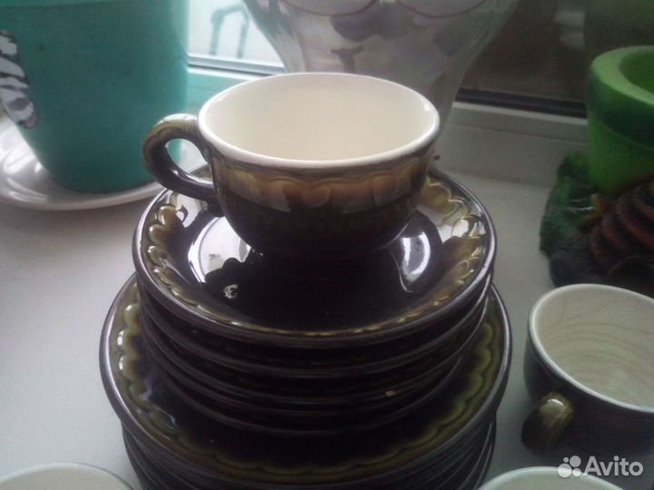 Сервиз остатки кофейный Конаково СССР 5 пар