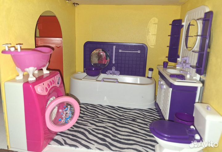 Домик для барби деревянный