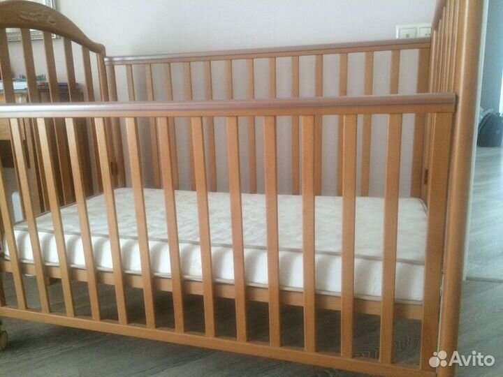 Детская кроватка pali Orleans италия, качание прод