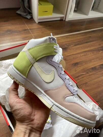 Оригинальные Кроссовки женские nike dunk high