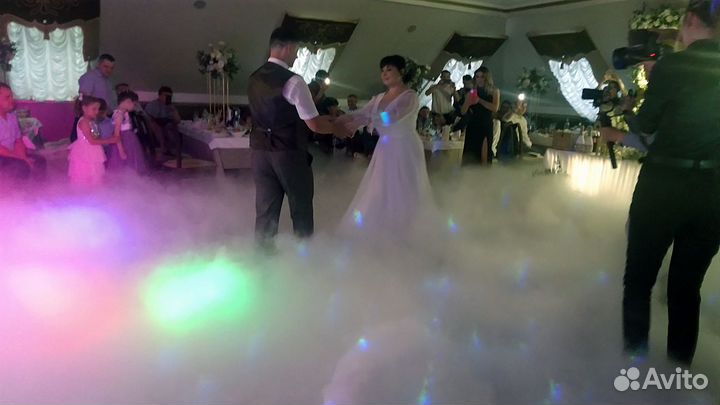 Спецэффекты на свадьбу. Тяжелый дым, фонтаны и др