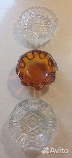Пепельница хрустальная СССР