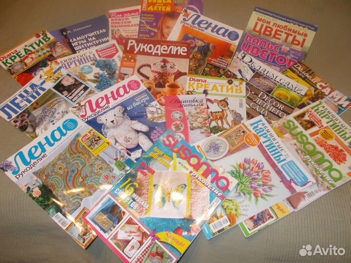Журналы и книги для творчества (вышив,вязан.поделк