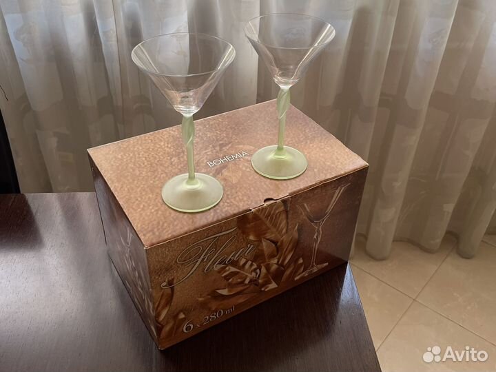 Бокалы для мартини (Богемия)