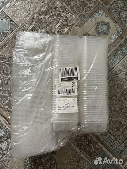 Контейнеры с крышкой 125мл 100 шт